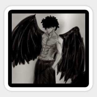 fallen angel Sticker